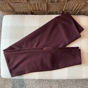 Burgundy Nike Leggings